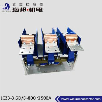 3Contactor de vacío de 3 fases de.6kV de tensión media para sistemas de energía de CA 50 - 60 Hz