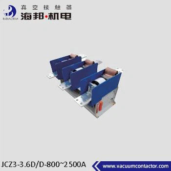 3Contactor de vacío de 3 fases de.6kV de tensión media para sistemas de energía de CA 50 - 60 Hz