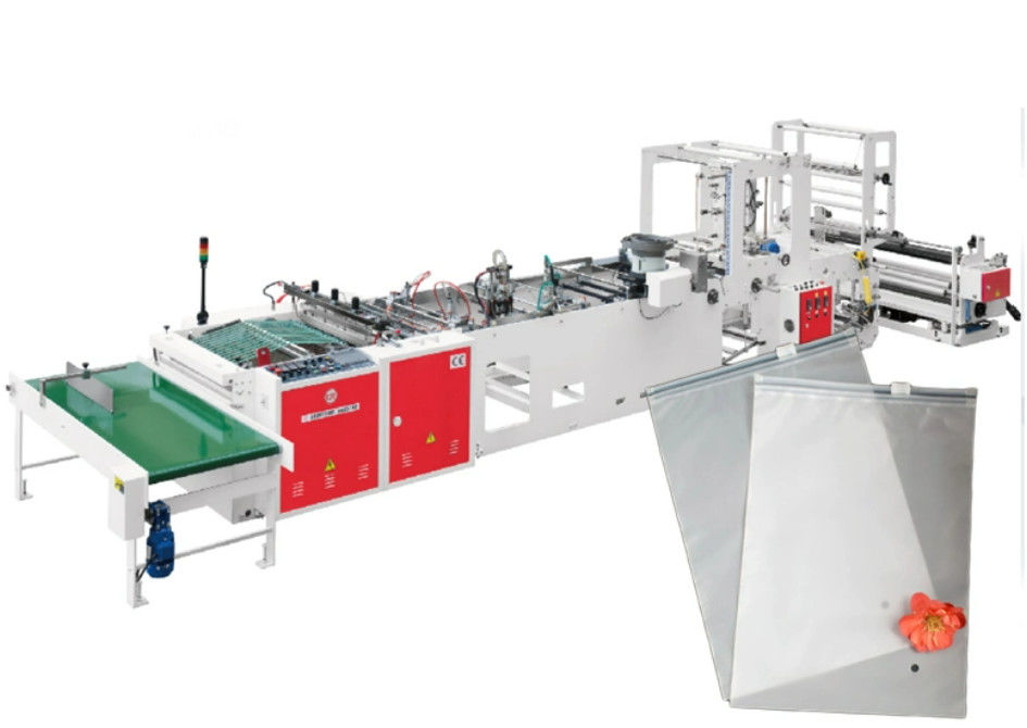 150pcs/min Velocidad de producción Máquina para hacer bolsas de sello lateral con sistema de control PLC